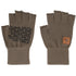 Hot Shot Fingerless Wool Glove Brown OSFM