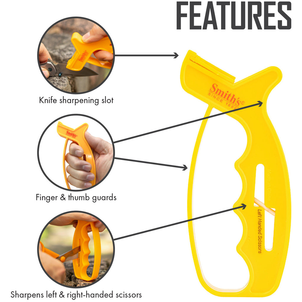 Smiths 10-Sec Knife &amp; Scissor Sharpener