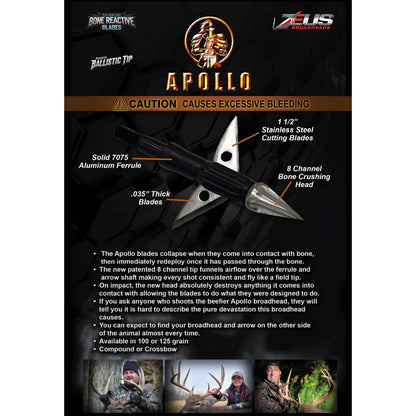 Zeus Apollo Broadhead 125 gr. 3 pk.