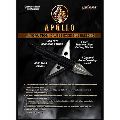 Zeus Apollo Broadhead 125 gr. 3 pk.