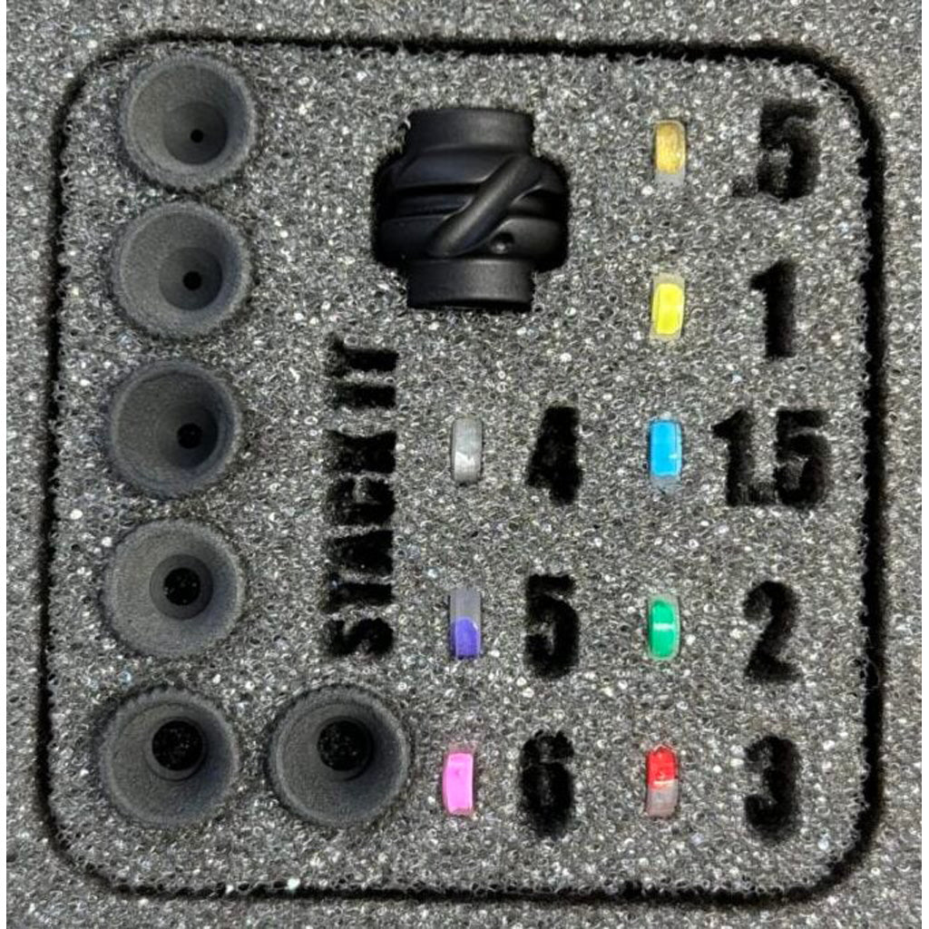 Specialty Deluxe Stack It Peep Kit Contains all 5 Apertures