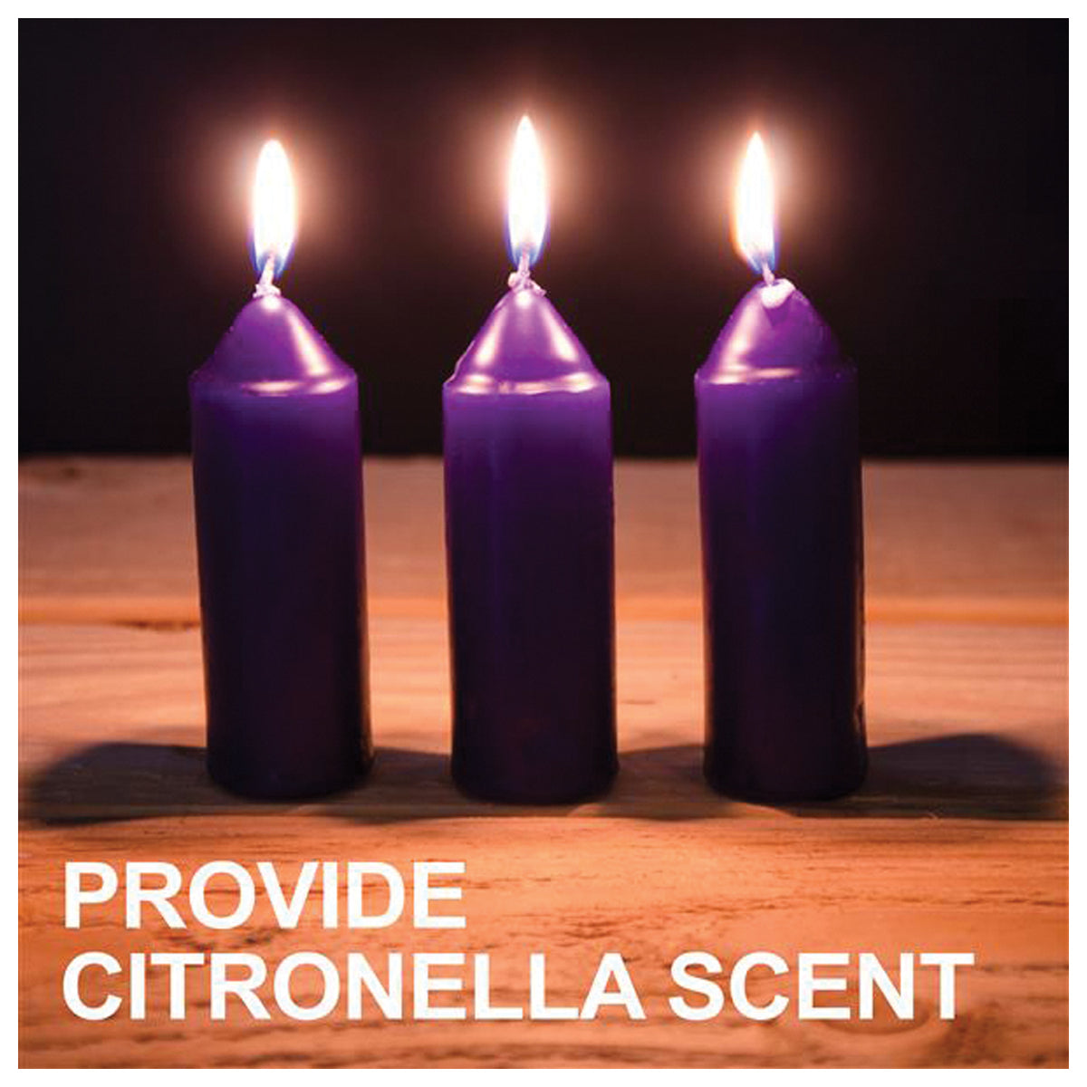 UCO Citronella Candles 3 Pack for Outdoor Mosquito Repellent
