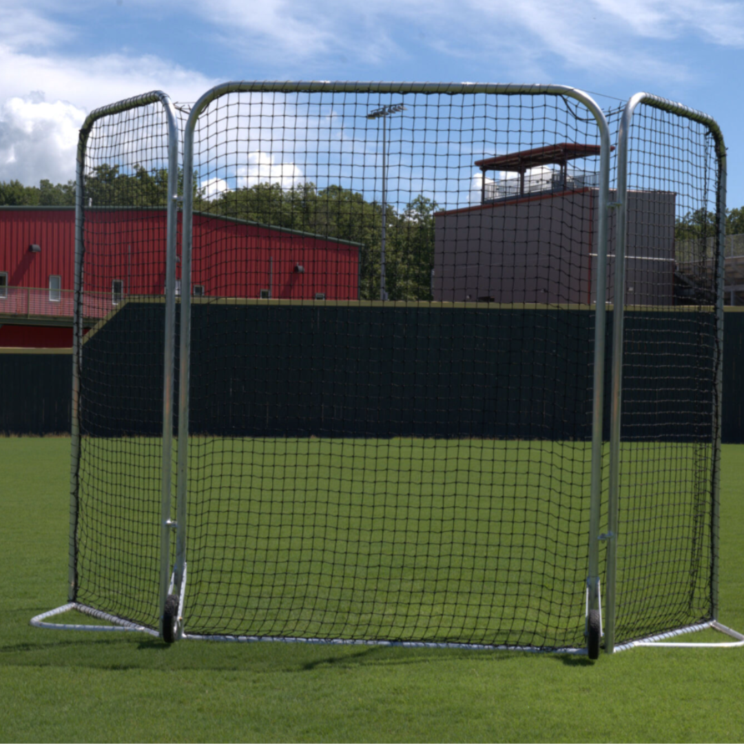 Tri-Fold Heavy-Duty Field &amp; Practice Protective Net