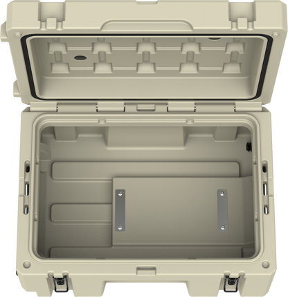Cubix 76L Rolling Cargo Case — Wheeled Rotomolded Gear, Tool &amp; Storage Box