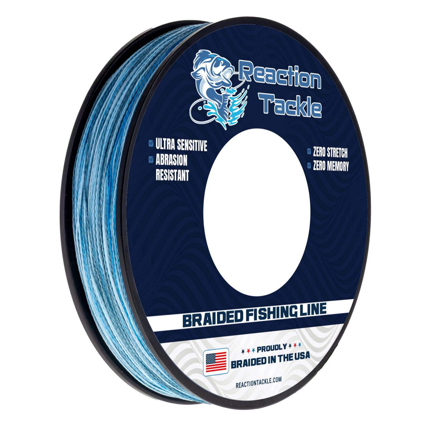 Reaction Tackle BRAIDED IN THE USA Fishing Line - X4