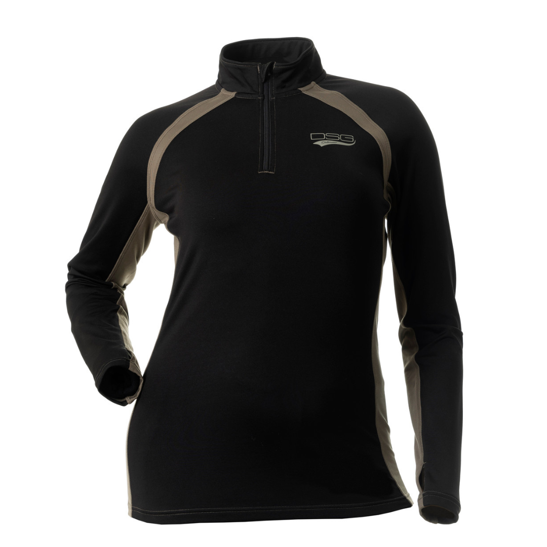 D-TECH 1/4 Zip Base Layer Shirt 2.0 - Stone