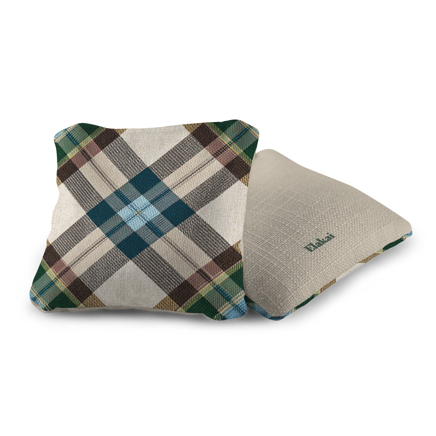 6-in Dual-Sided Cornhole Bags | Plaid Collection