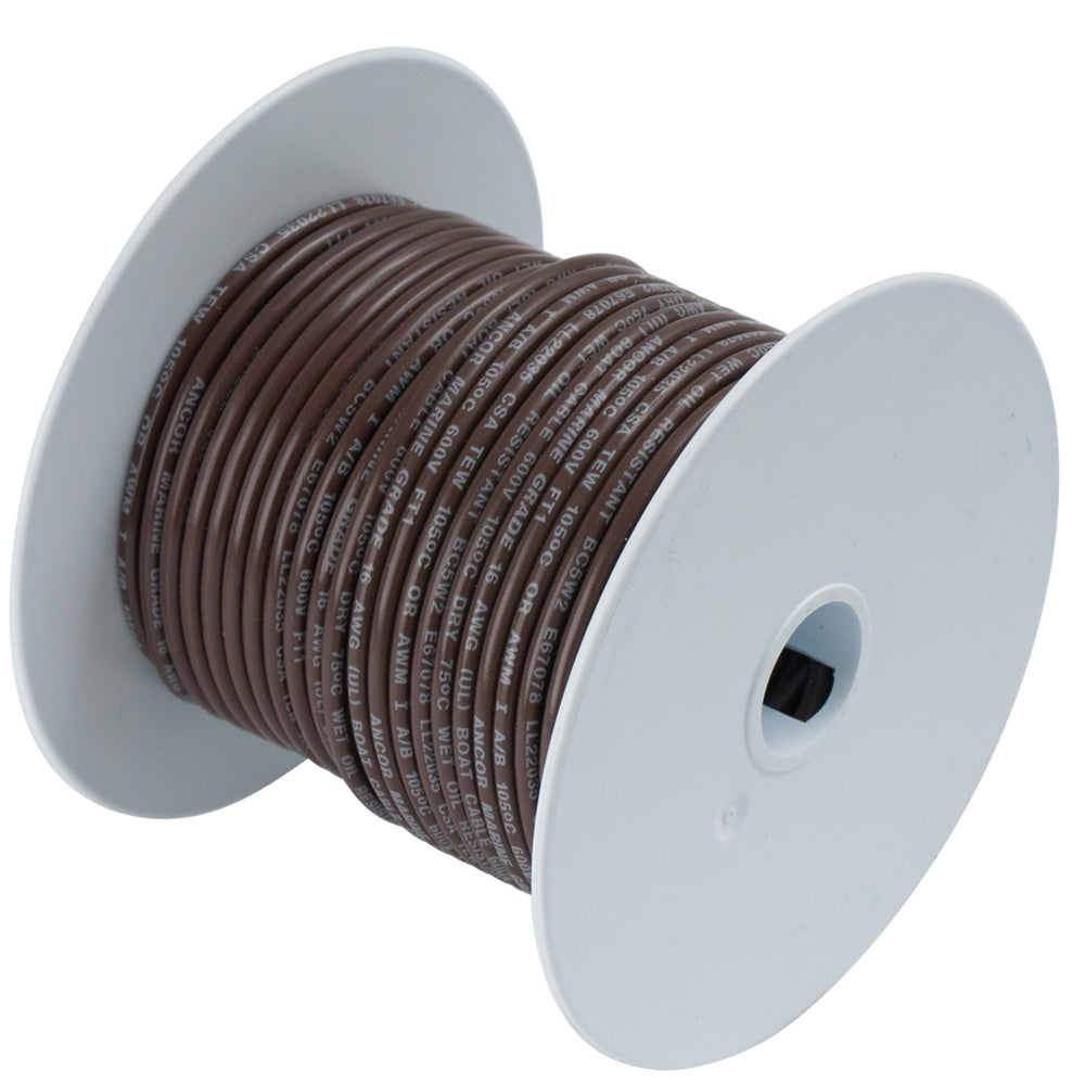 Ancor Brown 18 AWG Tinned Copper Wire - 35&