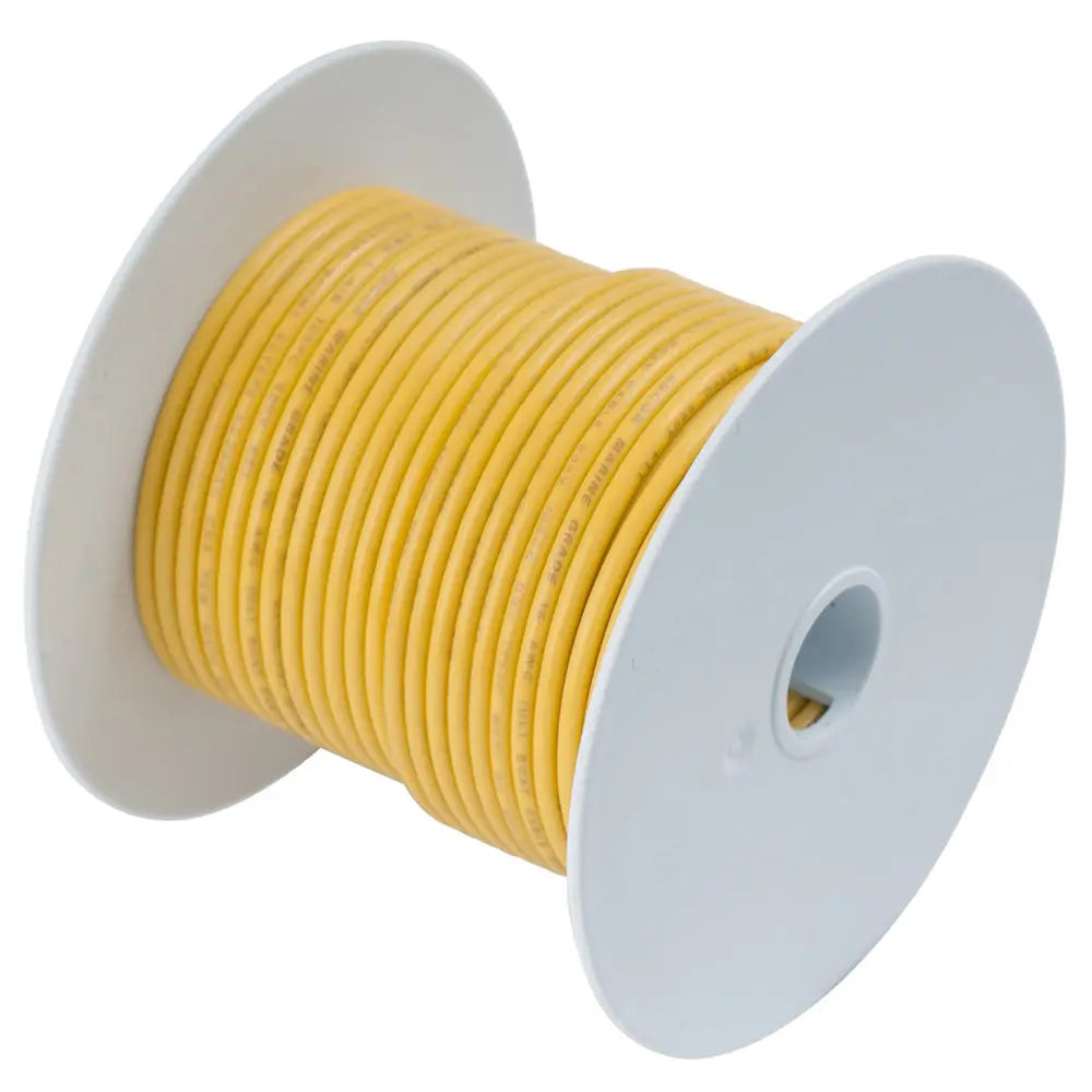 Ancor Yellow 18 AWG Tinned Copper Wire - 100&