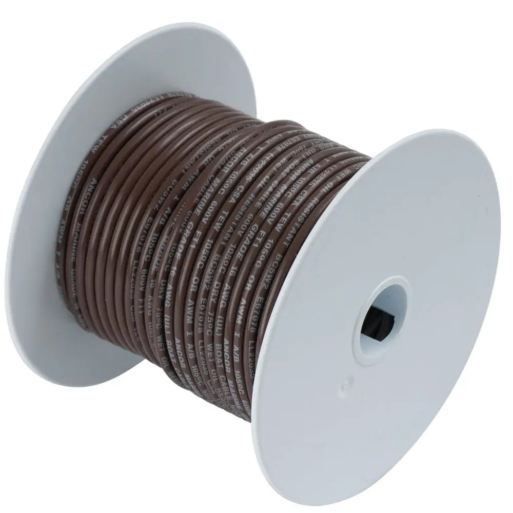 Ancor Brown 16 AWG Tinned Copper Wire - 25&