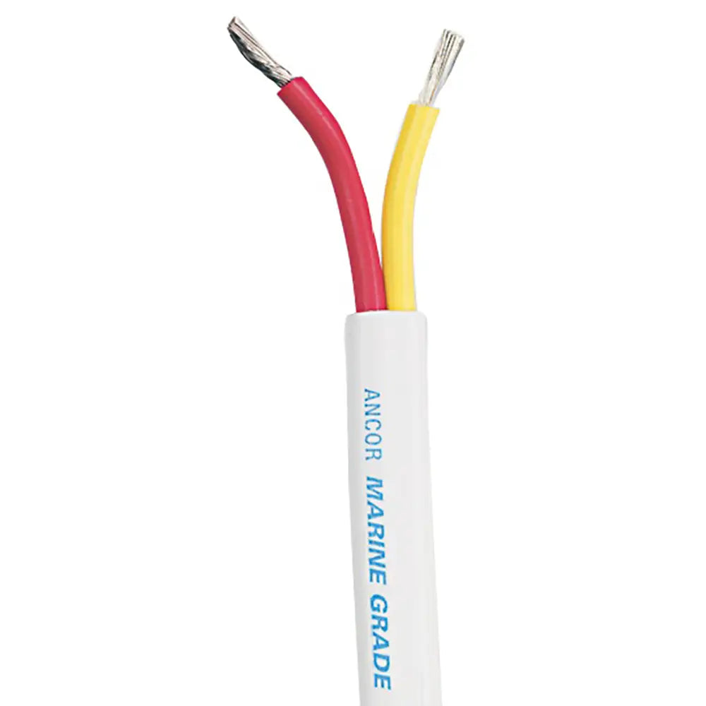 Ancor Safety Duplex Cable - 18/2 AWG - Red/Yellow - Flat - 500&