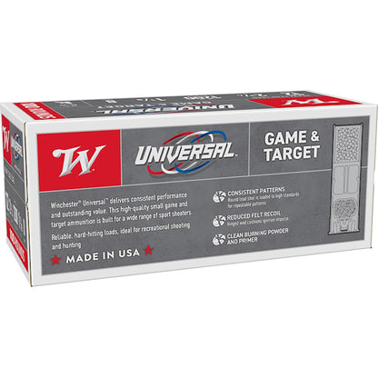 Winchester Universal Light Target Shotshell 12 ga. 2 3/4 in. 1 1/8 oz. 8 Shot 100 rd.