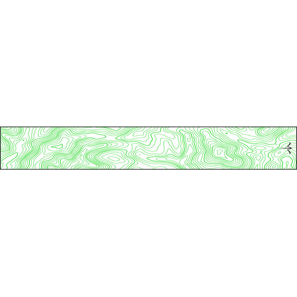 White Water Archery Thin Line Topo Wraps Flo Green 5 in. x 1.125 in. 15 pk.