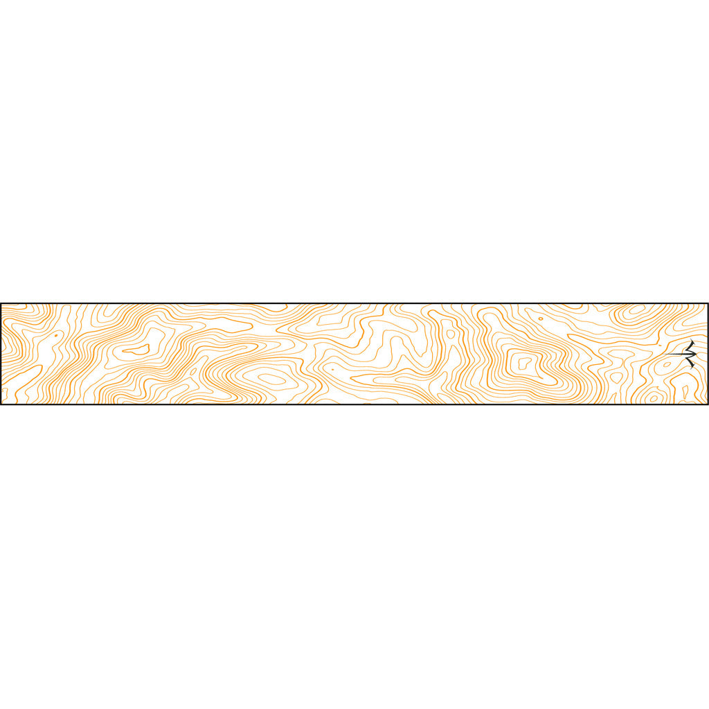 White Water Archery Thin Line Topo Wraps Flo Orange 5 in. x 1.125 in. 15 pk.