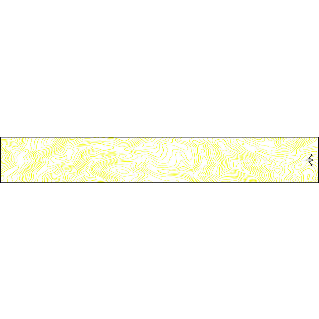 White Water Archery Thin Line Topo Wraps Flo Yellow 5 in. x 1.125 in. 15 pk.