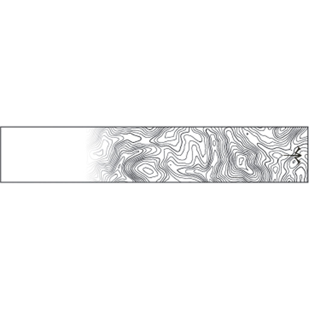 White Water Archery Thin Line Topo Wraps White Fade 5 in. x 1.125 in. 15 pk.