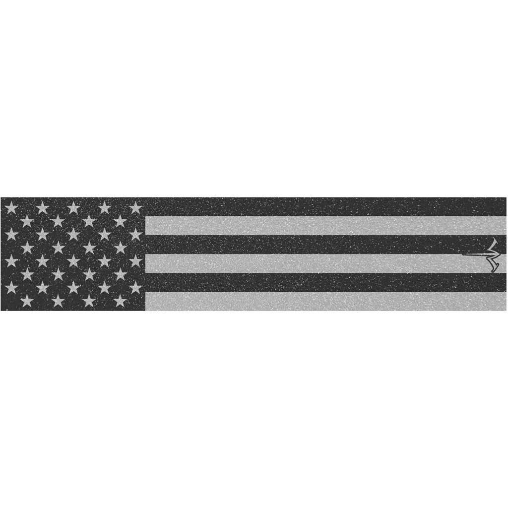 White Water Archery Reflective Arrow Wraps Black American Flag 5 in. x 1.125 in. 15 pk.