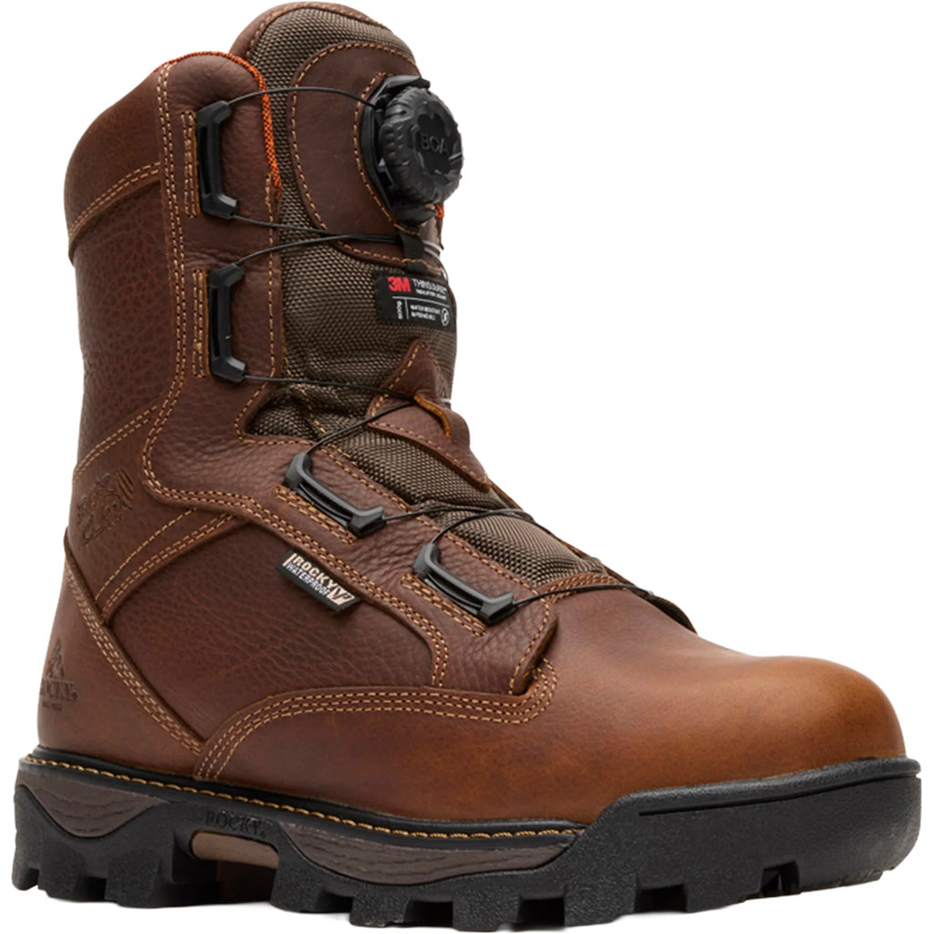 Rocky Bearclaw HD Hunting Boot 9" Brown 800g Size 10