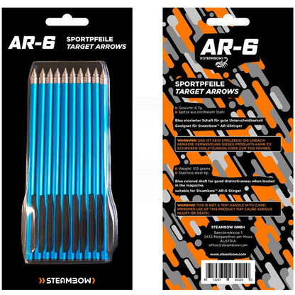 Steambow Aluminum Target Arrows 10 pk.