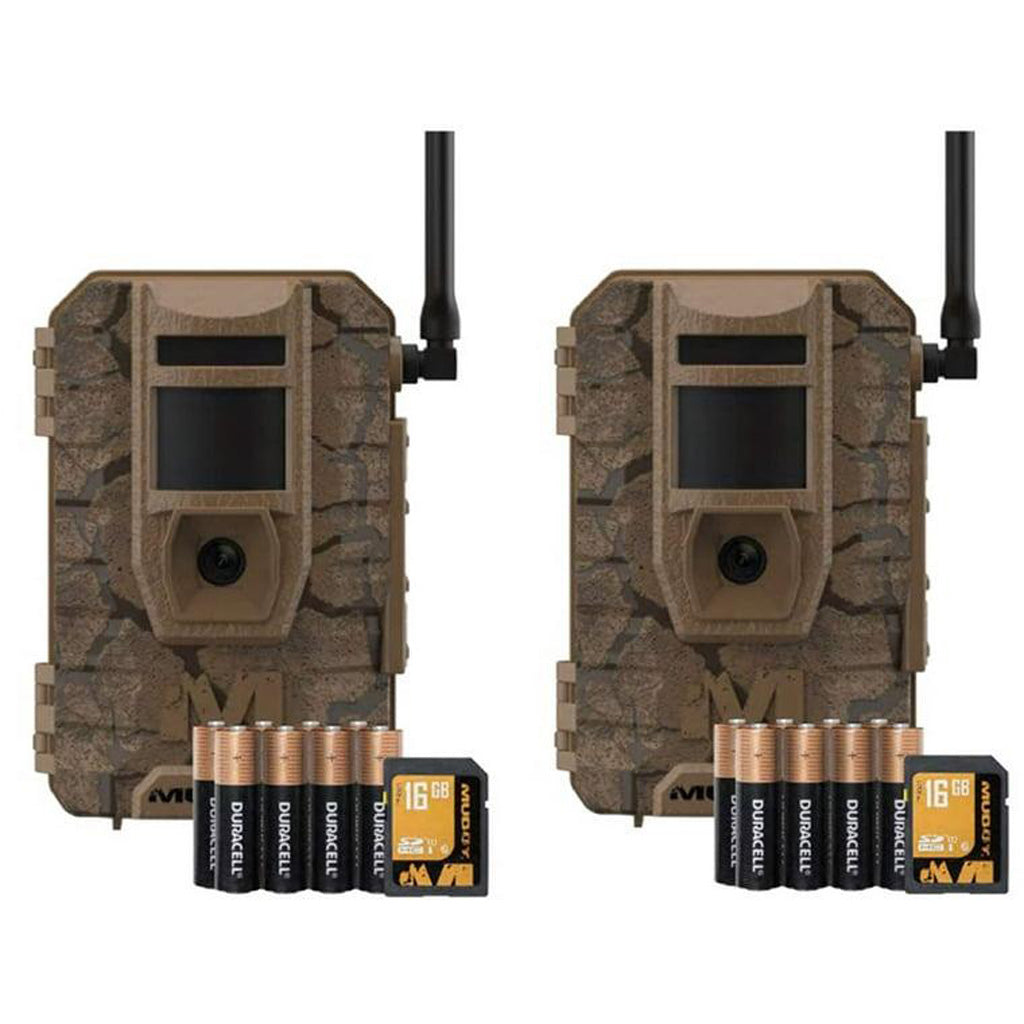 Muddy Mitigator 3.0 Cell Camera Combo - 2Pk 36MP w/Batteries &amp; SD Card