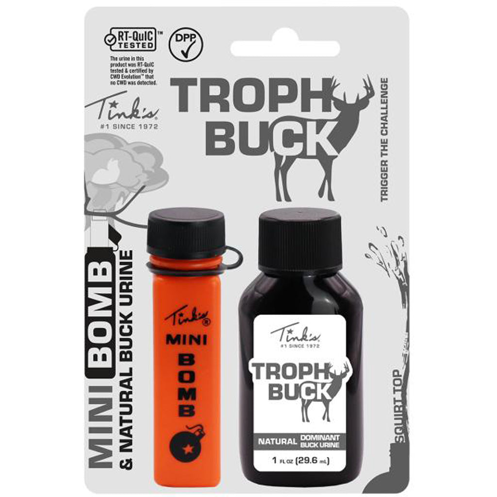 Tinks Trophy Buck Squeeze Bottle w/MiniBomb 1oz