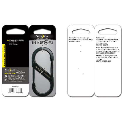 Dual Carabiner Stainless Steel