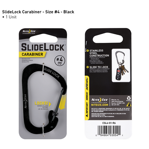 Carabiner Slidelock Steel 