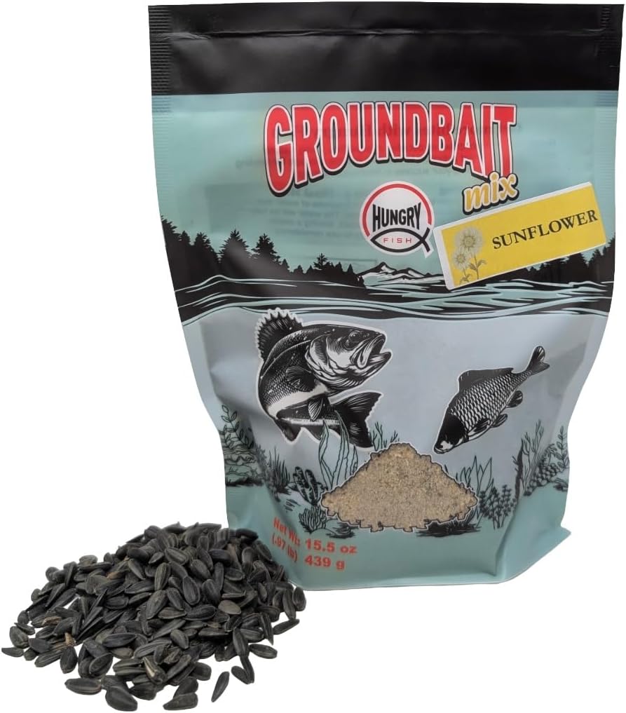 HungryFish GroundBait Mix - (Sunflower) 15.5oz