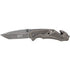 M&P Clip Folder, Liner Lock, Grey Blade and Grey Handle, Strap Cutter, Ceramic Glass Breaker