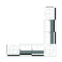 Inch L-Shaped Scale