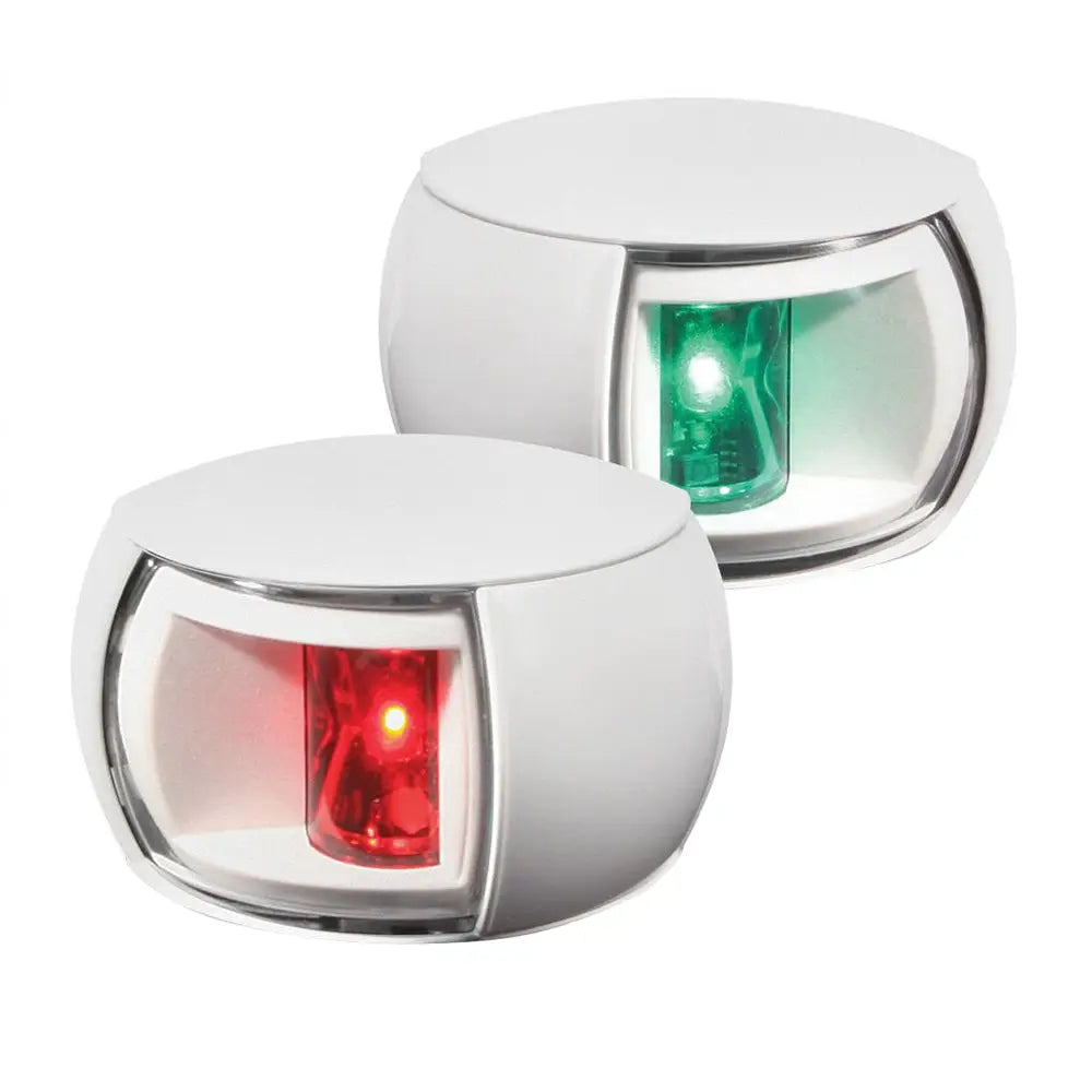 Hella Marine NaviLED Port &amp; Starboard Pair - 2nm - Clear Lens/White Housing [980520911]
