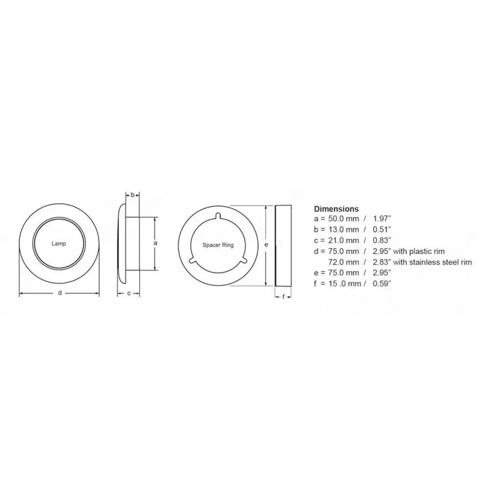 Hella Marine Slim Line LED &