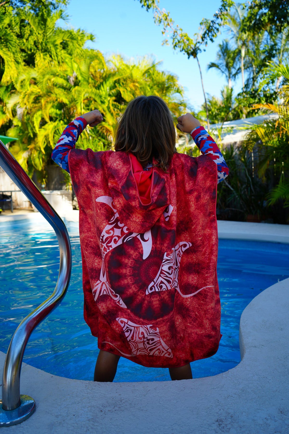 Lahui - Hawaiian Tribal Towel Poncho (Mini)