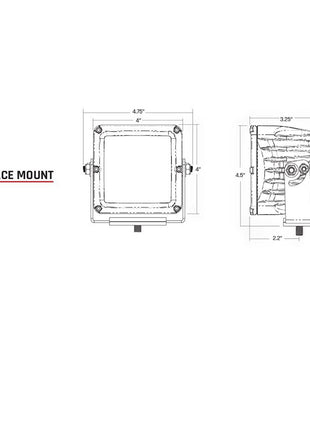 RIGID Industries D-XL PRO - Diffused LED - Pair - White [324313]