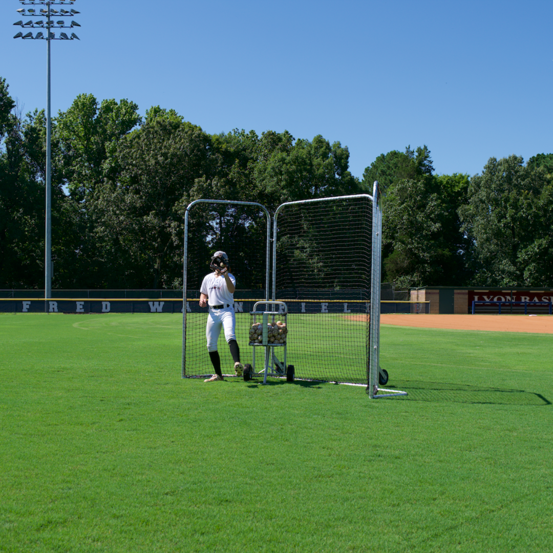 Tri-Fold Heavy-Duty Field &amp; Practice Protective Net