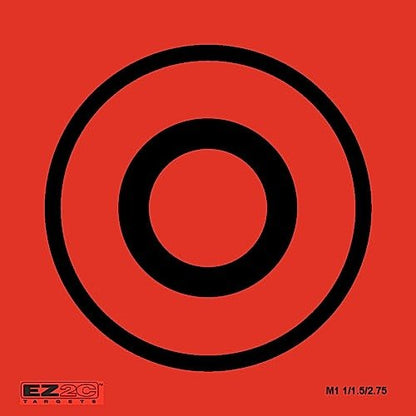 25 EZ2C Mini Shooting Targets Bright Fluorescent Self-Adhesive 3.5"x3.5" (25 count)