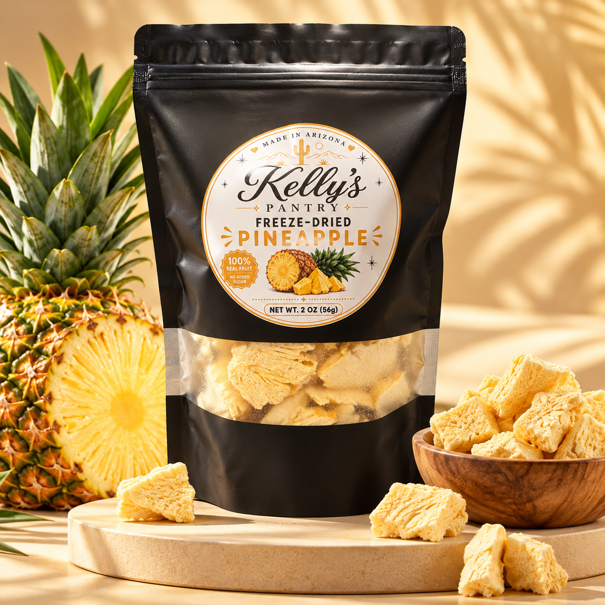 Freeze-Dried Pineapple