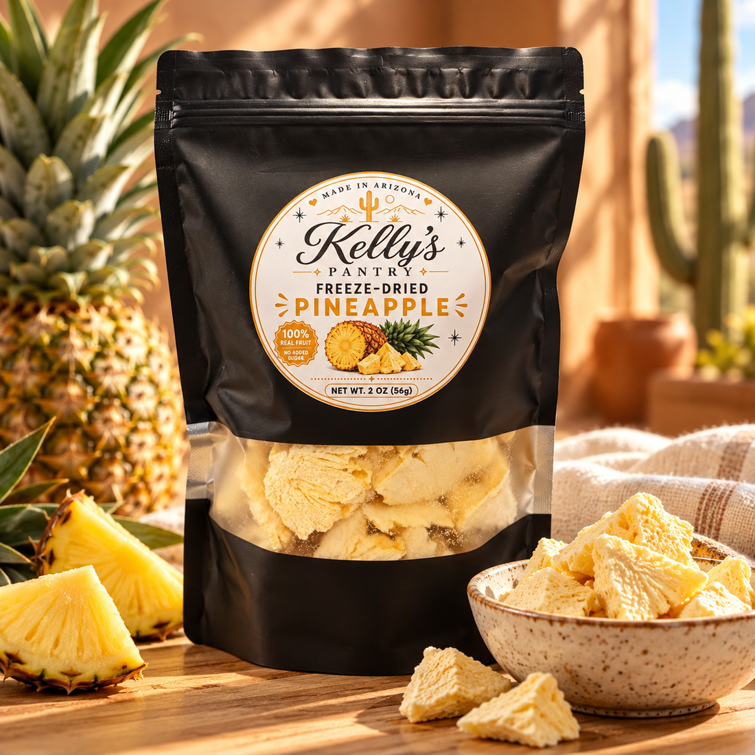 Freeze-Dried Pineapple