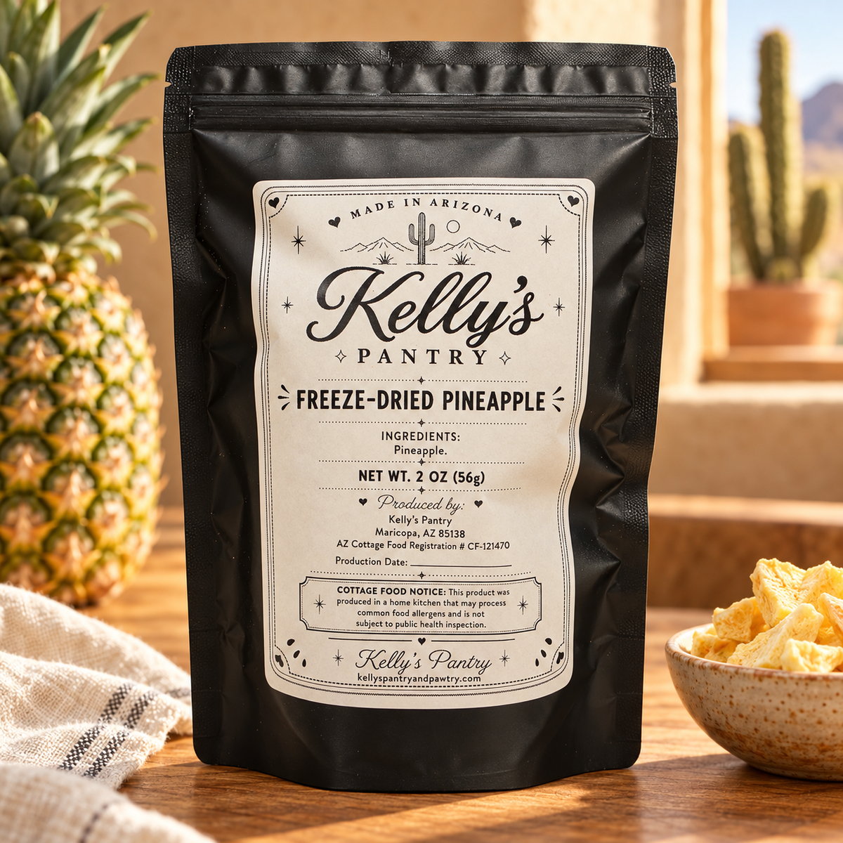 Freeze-Dried Pineapple