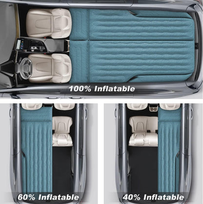 Umbrauto 63in Extended SUV Mattress Quick Inflate, Includes Pump &amp; 2 Pillows£¬Teal