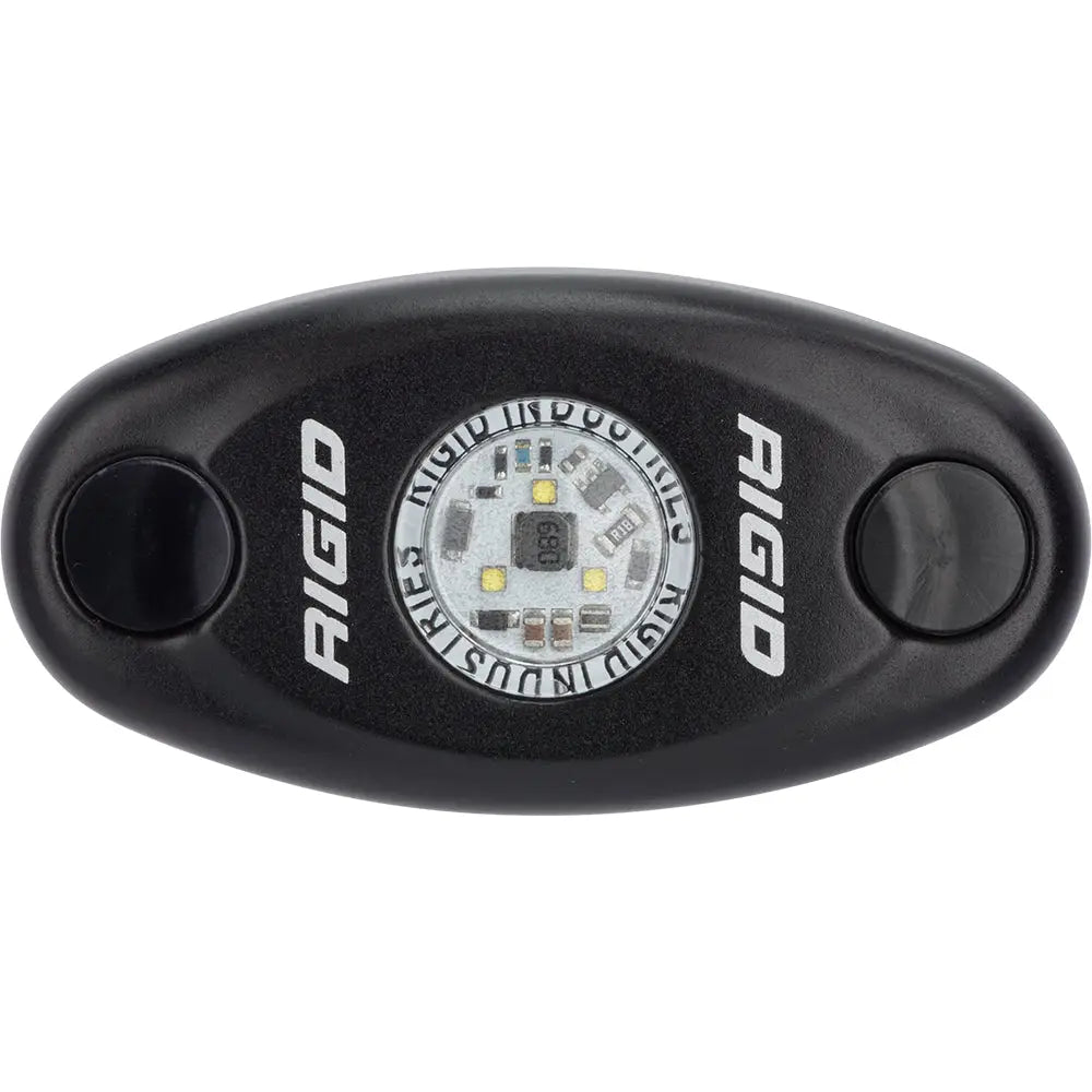 RIGID Industries A-Series Black Low Power LED Light - Single - Cool White [480033]