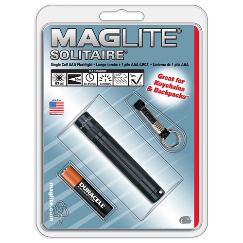 Solitaire AAA-Cell Incandescent Flashlight