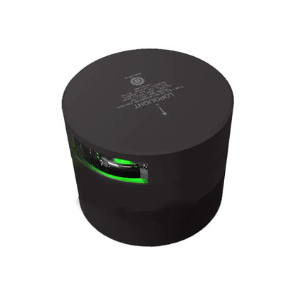 Lopolight Series 301-108 - Navigation Light - 3NM - Horizontal Mount - Green - Black Housing [301-108-B]