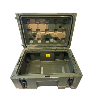 Cubix 76L Rolling Cargo Case — Wheeled Rotomolded Gear, Tool &amp; Storage Box