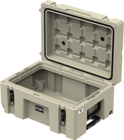 Cubix 76L Rolling Cargo Case — Wheeled Rotomolded Gear, Tool &amp; Storage Box