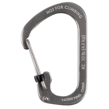 Carabiner Slidelock Steel 