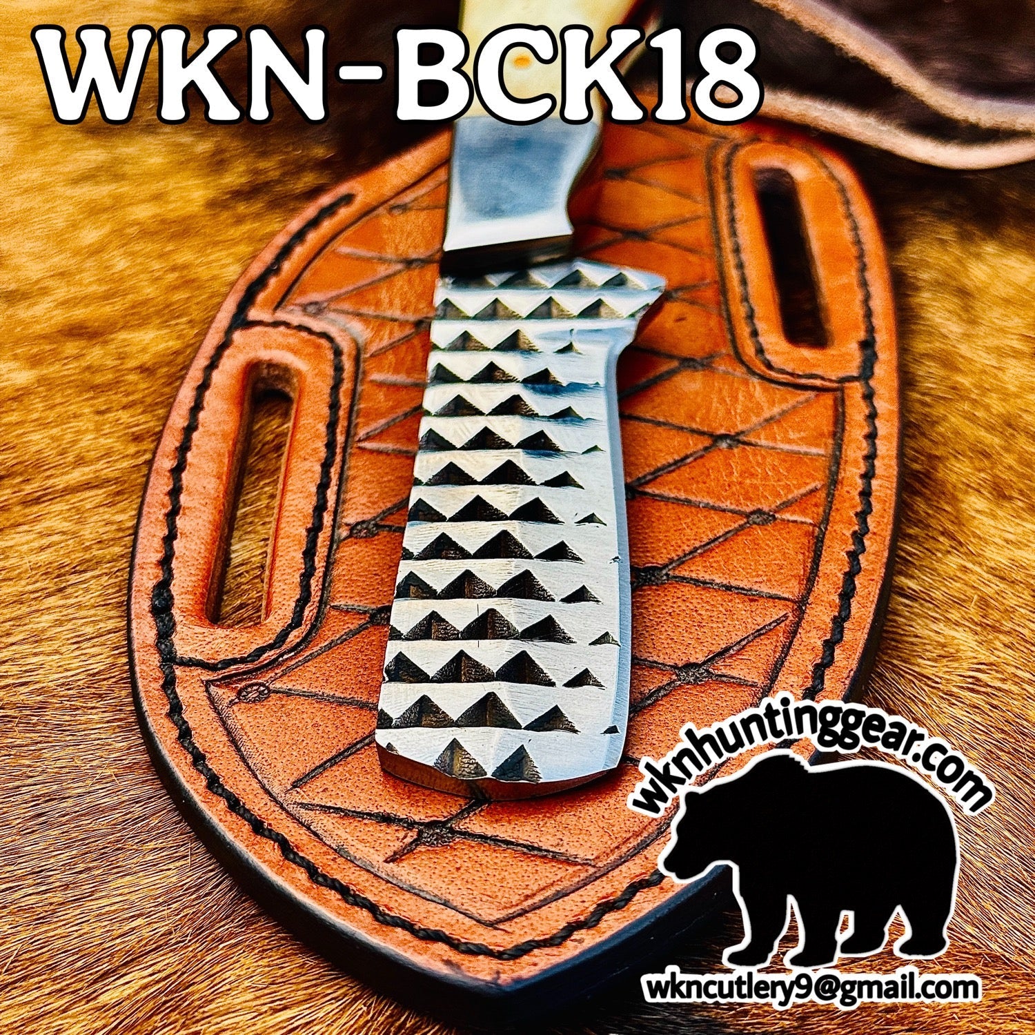 Pyramid File-Work Bull Cutter Knife for Working Cowboys and Collectors