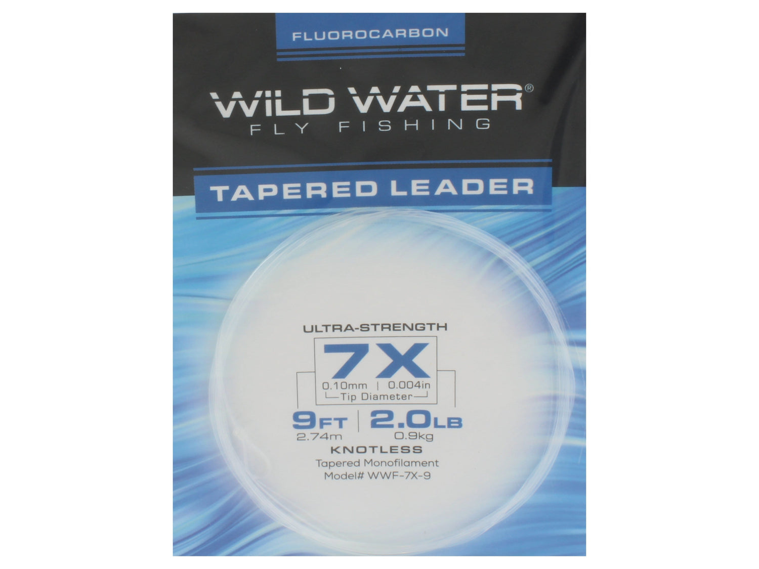7X Fluorocarbon Leader, 9&