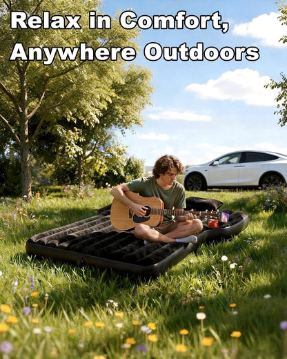 Umbrauto Tesla Y Car Camping SUV Thicken Air Mattress,Black