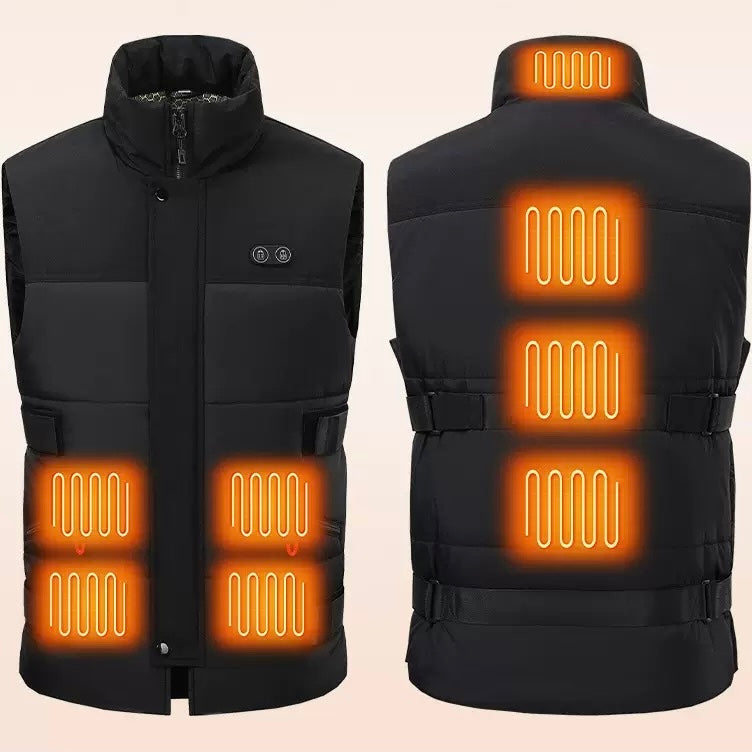 LITEGUEST 8-Zone Heated Vest – Dual Control &amp; Adjustable Fit